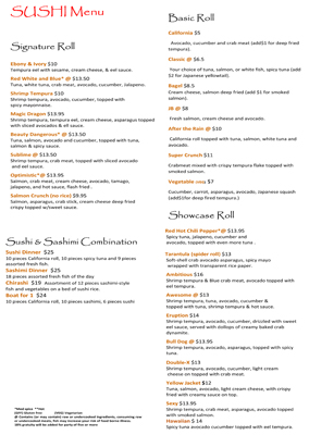 Menu #3